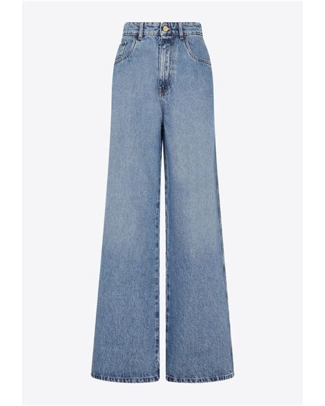 miu miu wide leg jeans|Miu Miu Wide.